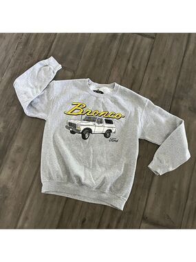 Ford Bronco Gray Crewneck Sweatshirt- Size Medium
